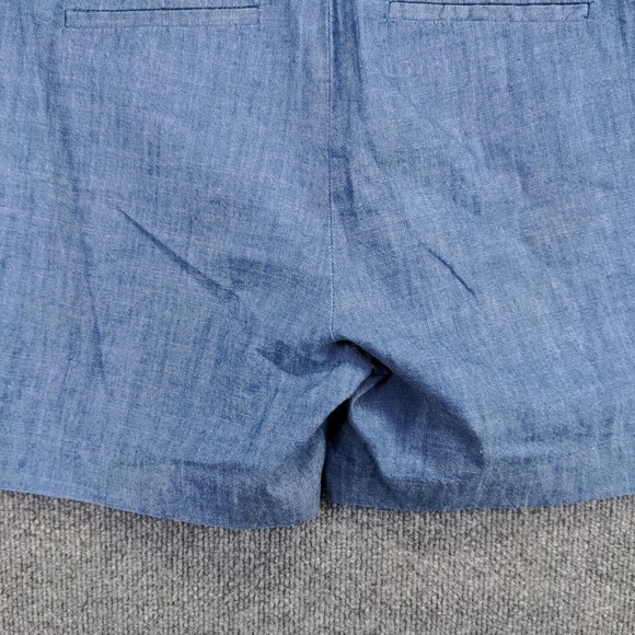 The Limited Women's Chino Shorts Blue Size 10 100% Cotton Slash Pockets - Picture 4 of 11